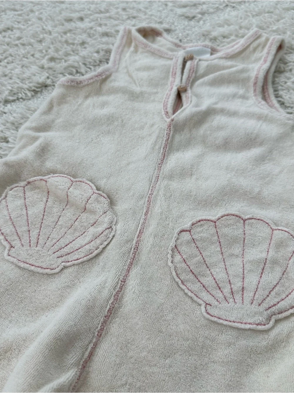 Zara Terry Seashell Romper